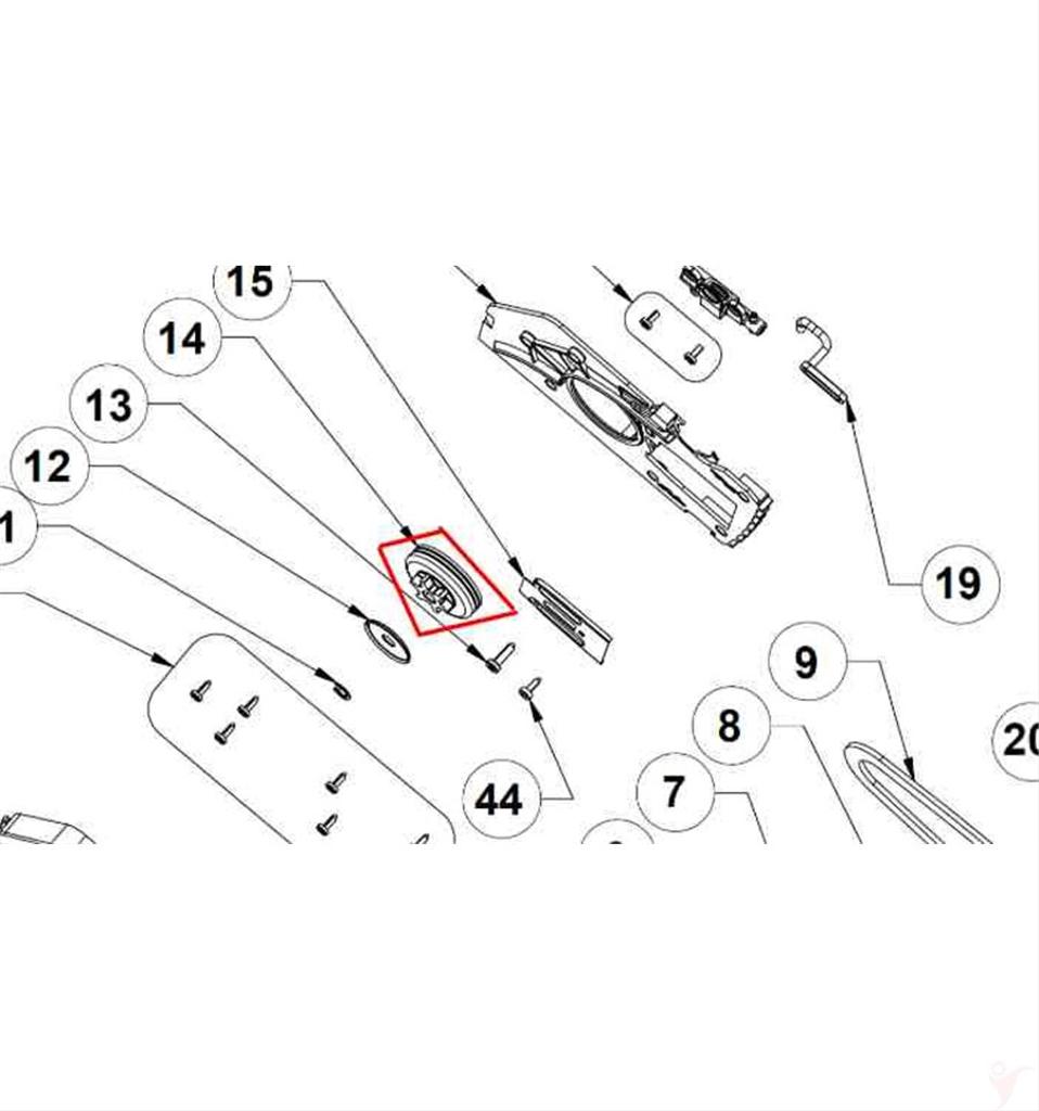 Kopplingstrumma RCS18X3050, OCS1830, 5131040124