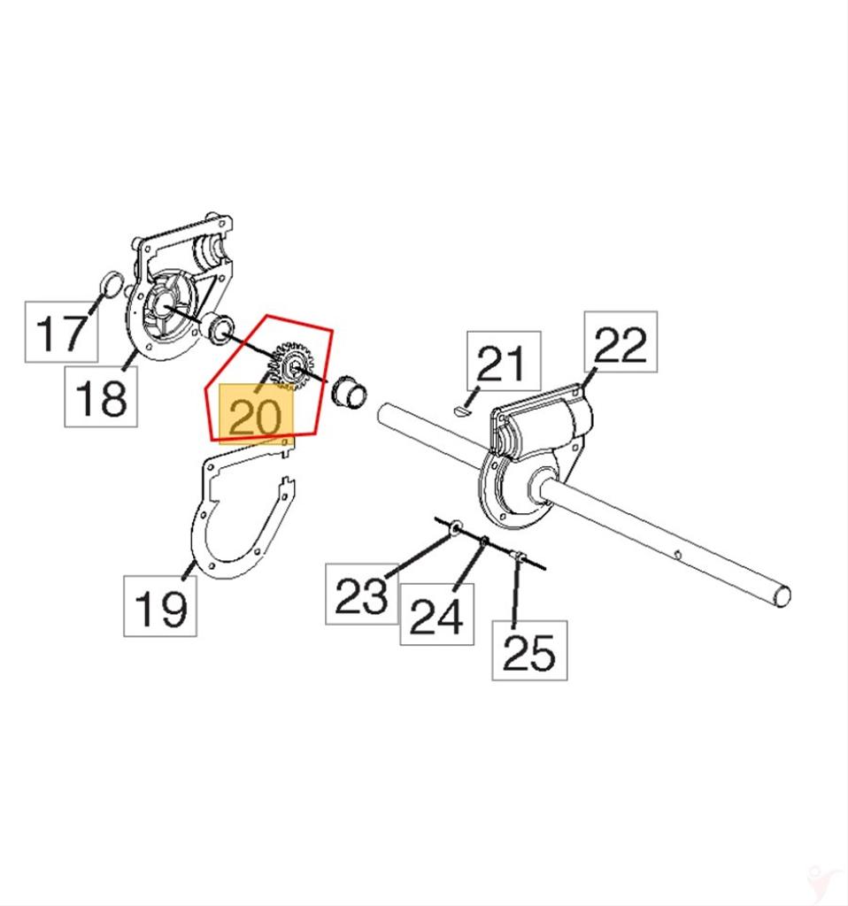 Snäckdrev Snow Patrol, Alpina AS55, 118820806/0