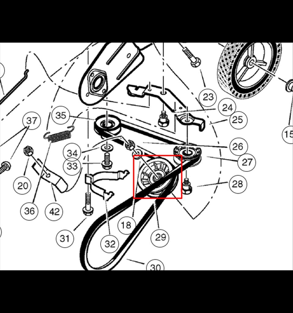 Spännrulle 5010407-01, Stiga Snow Rex 1812-2026-01