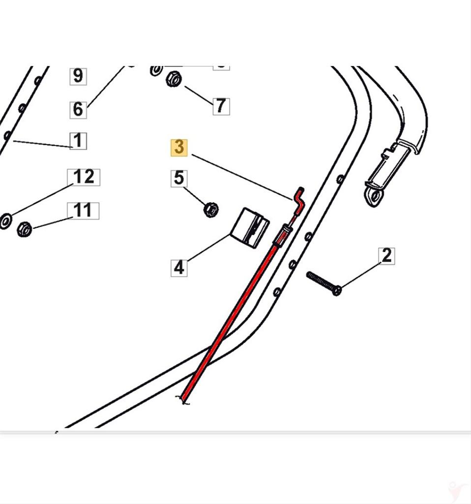 Motorbromsvajer Multiclip 53 S Rental, Pro 53 S Svan, 181000732/0