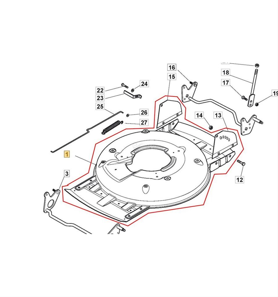 Chassikåpa Multiclip Pro 50 S Svan, 381004735/1