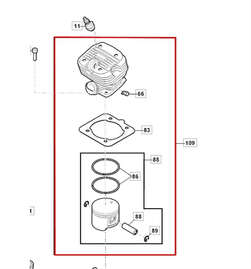 Cylinderkit SP426, 118804337/0