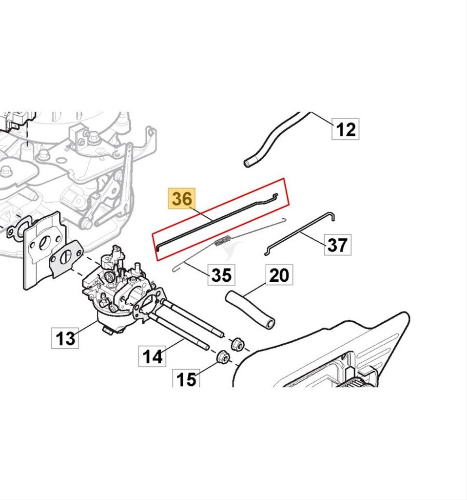 Reglagestång RSC100, 118550721/0