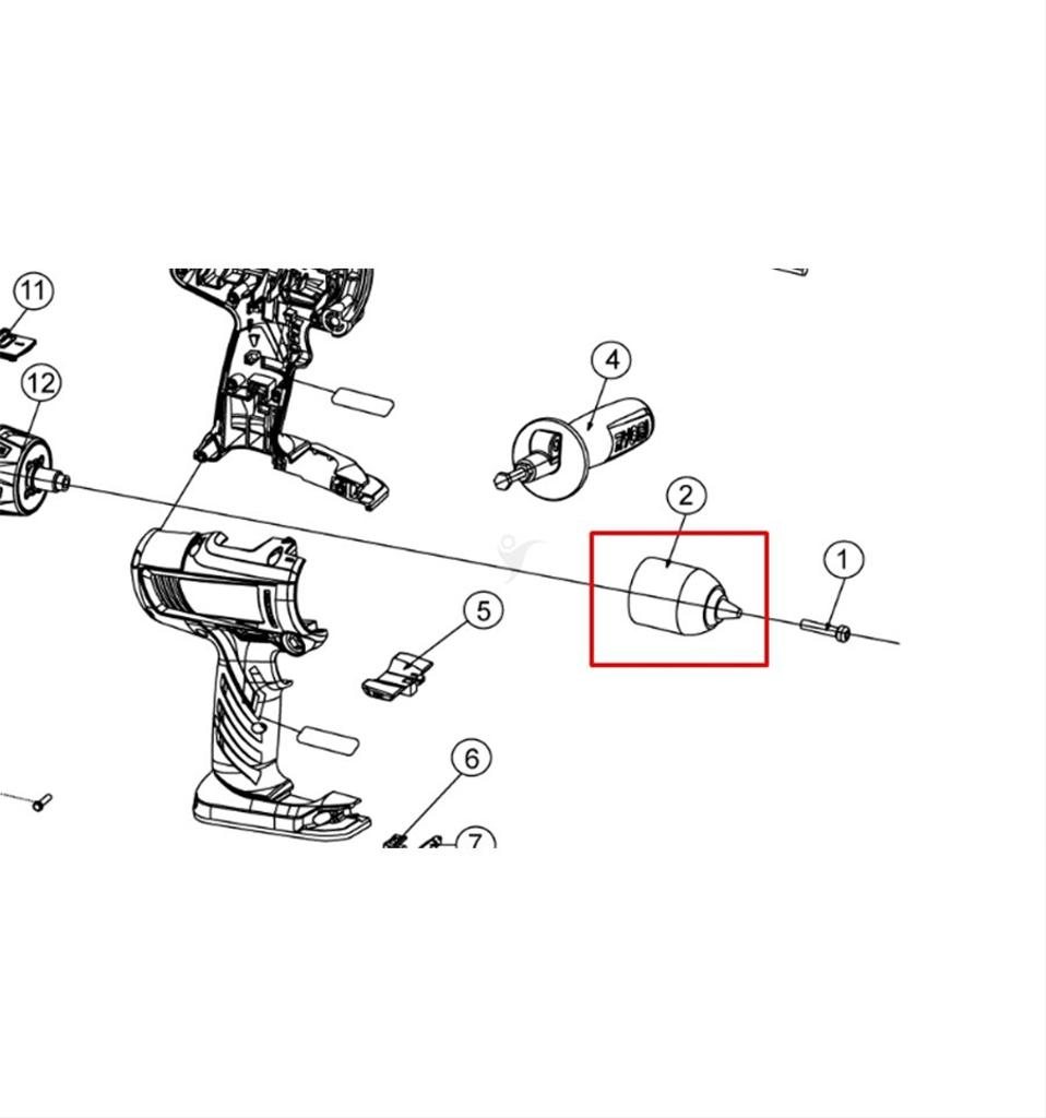 Ryobi Chuck LCDI1402, LCDI1802, R18PDLL26S, 5131017815