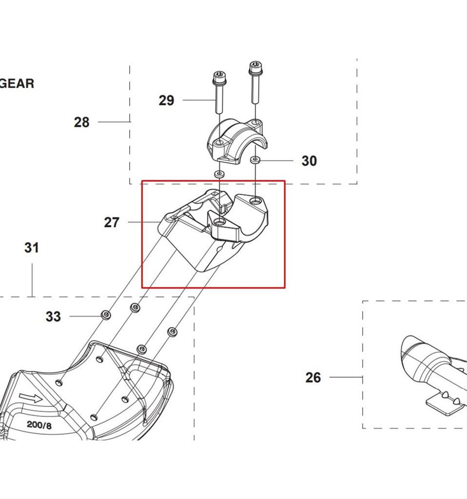 Fäste för klingskydd 5813377-01