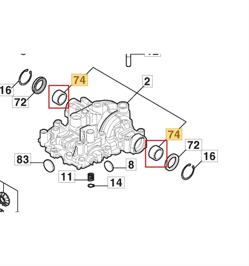 Stiga Bussning transmission 1139-1415-01