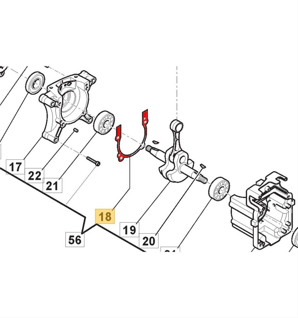 Stiga Vevhuspackning SBP375, 118804435/0