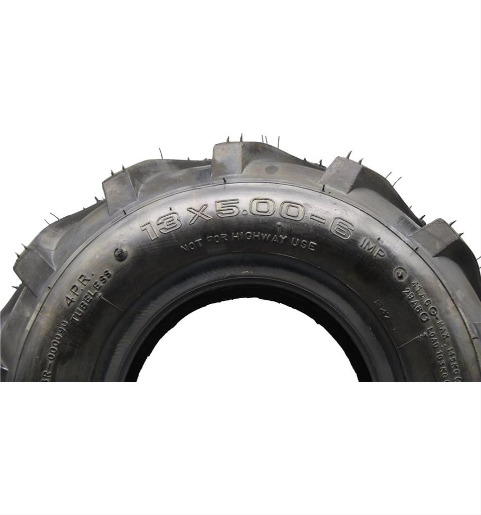 Däck 13x5.00-6", Husqvarna Rider, traktormönster