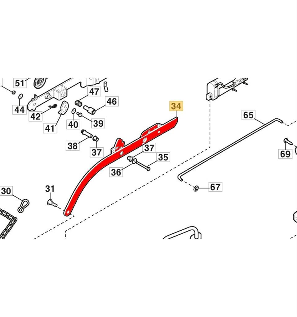 Aggregatsarm höger Combi 100Q Plus, 387106293/0