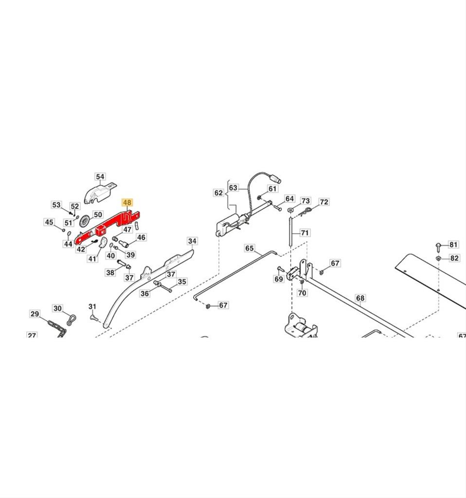 Aggregatsfäste höger Combi 100Q Plus, 387773571/1