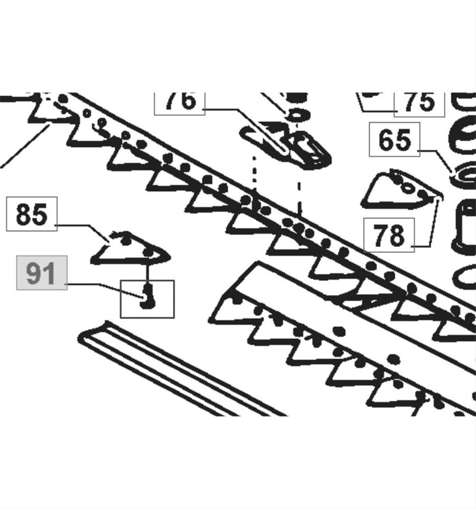 Nit till underkniv 118800525/0