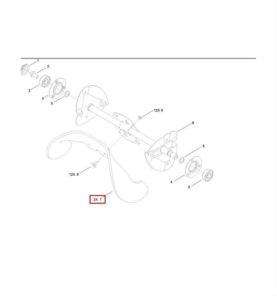 Rotorblad Gummi PowerLite, Power Clear 161-2171