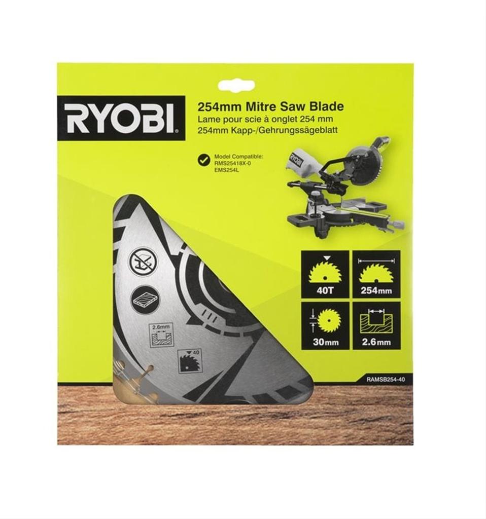 Sågklinga Kap & gersåg 254mm RAMSB254-40