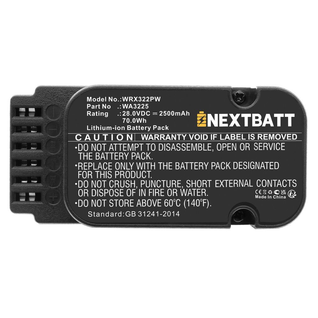 Batteri till Worx Landroid WA3225, WA3226