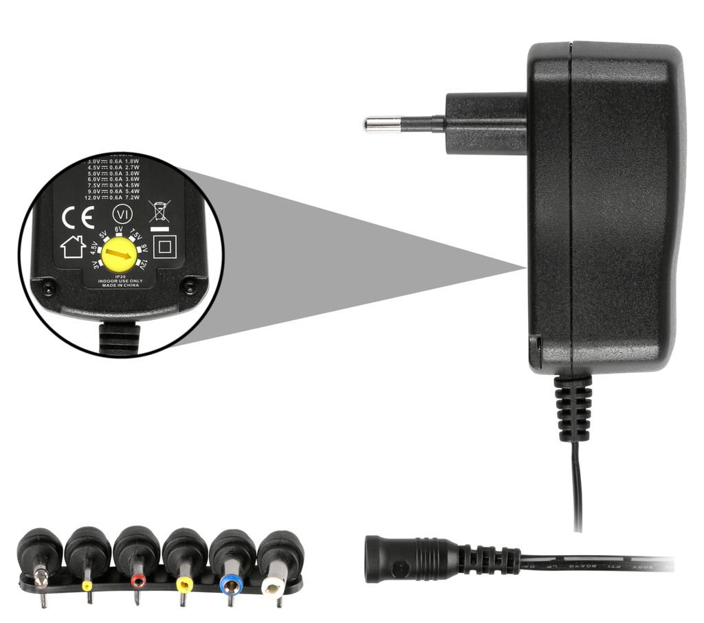 Nätadapter 7,2W