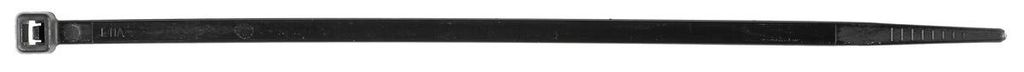 Buntband svarta UV-beständiga 190 x 4,6 mm, 100-P