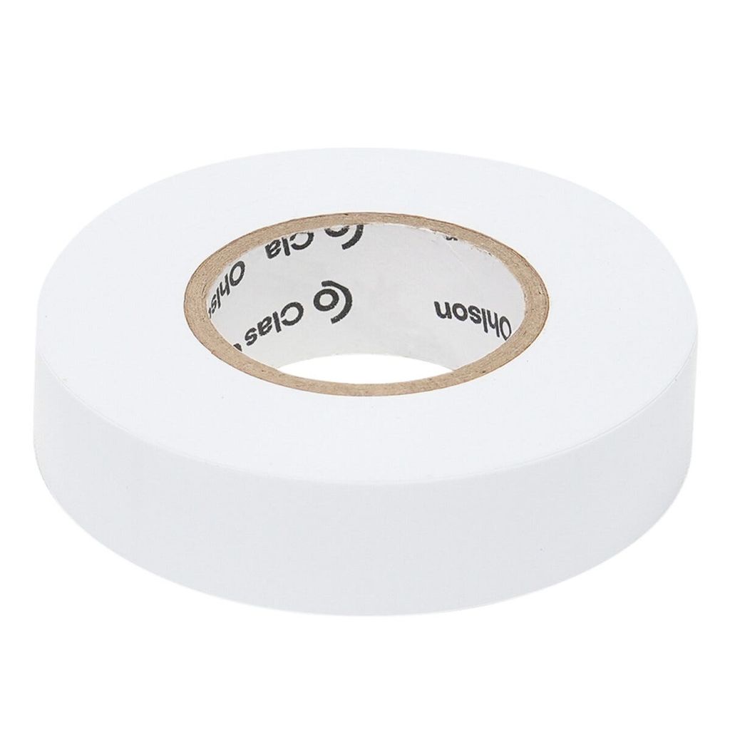 Eltejp vit, 19 mm x 20 m