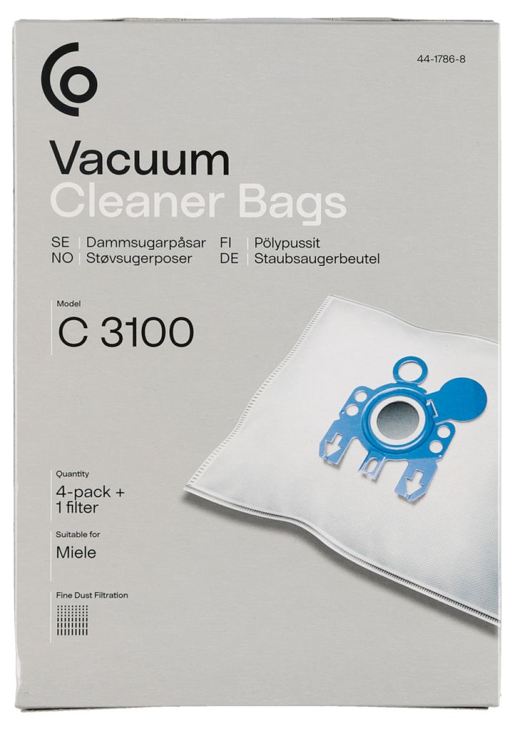 Dammsugarpåsar C3100 till Miele Compact C1, C2, 4-P