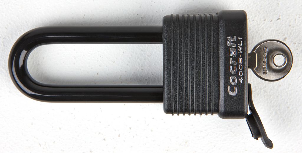 Hänglås Cocraft 400B-W1, 400B-WL1, väderskyddat 48 mm