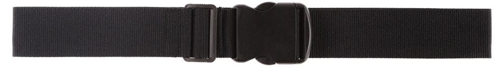 Bagagerem med spänne, justerbar 1,8 m × 5 cm, svart