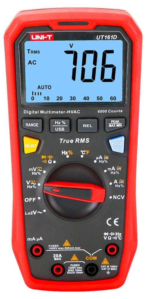 Digital multimeter UNI-T UT161D med True RMS