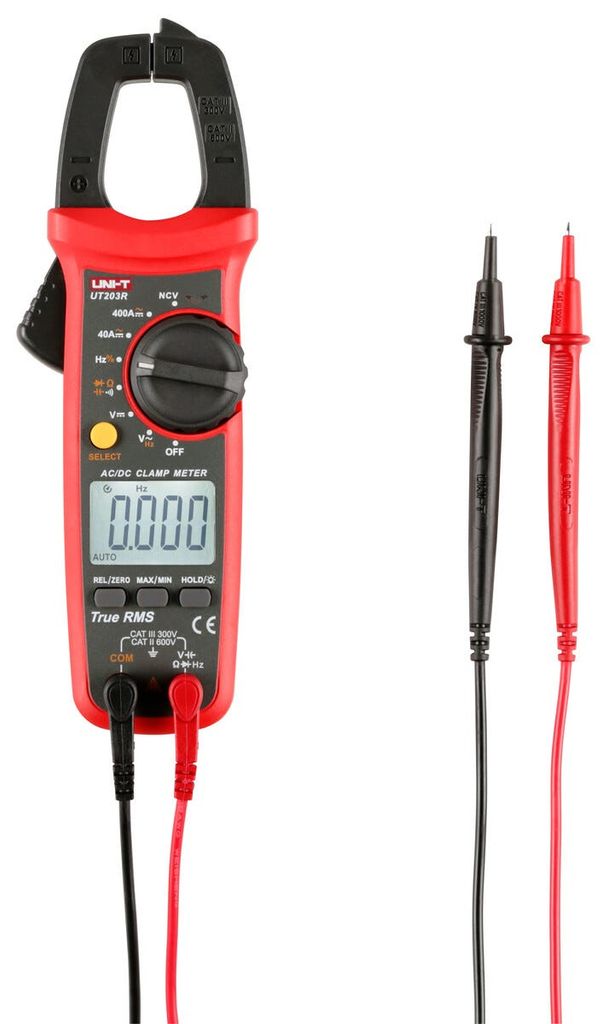 Digital tångamperemeter UNI-T UT203R, 400 A
