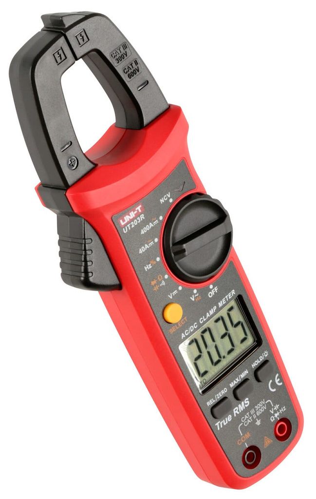 Digital tångamperemeter UNI-T UT203R, 400 A