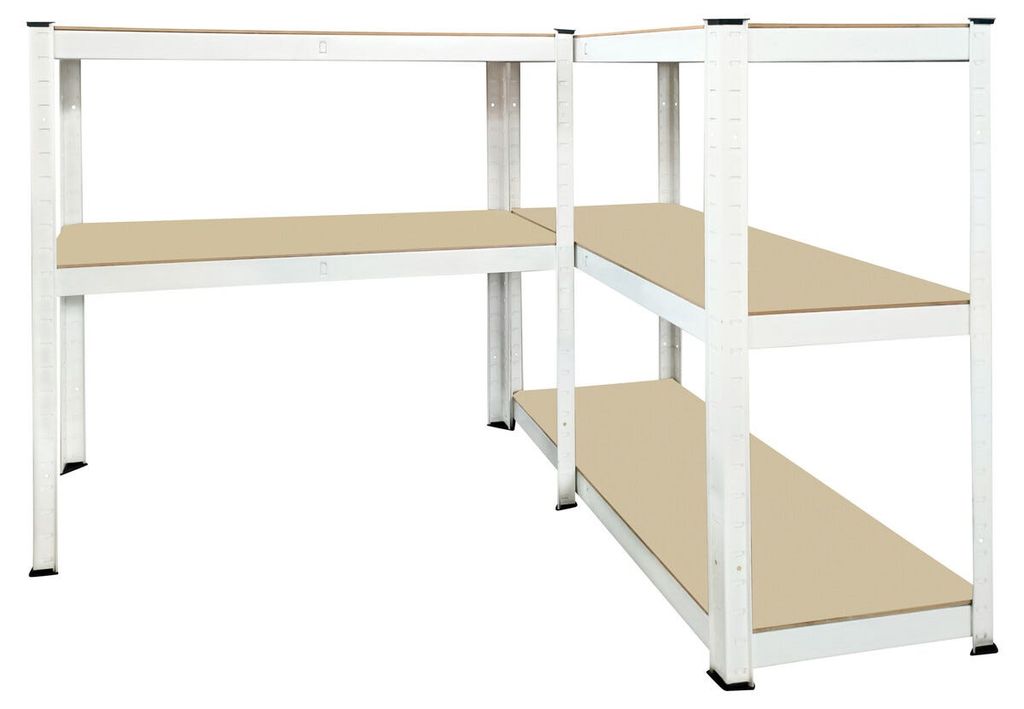 Metallhylla för garage, 5 hyllplan, 90 × 40 × 180 cm, svart