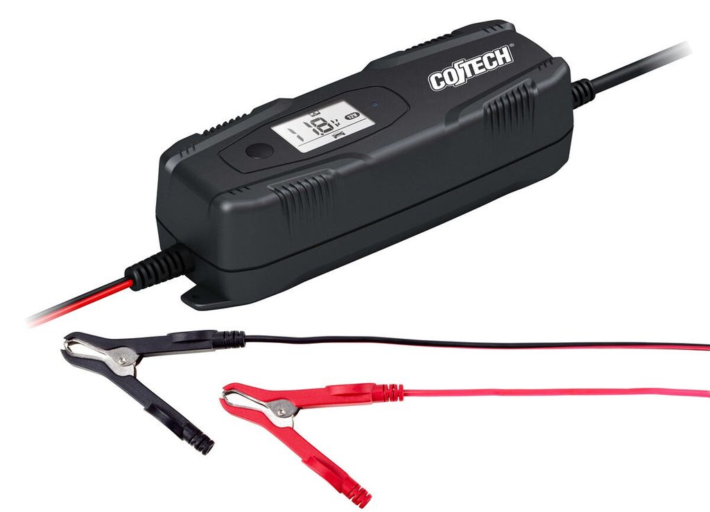 Batteriladdare Co/Tech för bil, 6 och 12 V, 4 A