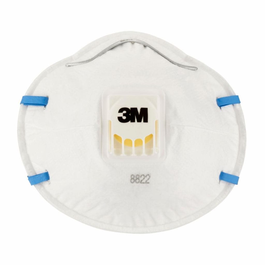 3M Andningsskydd 8822 Cool Flow FFP2 med ventil, 3-P