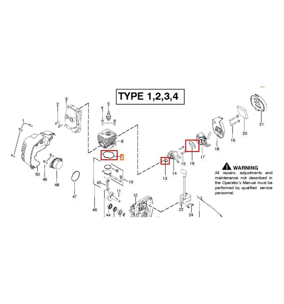 Packningssats Colibri II 5300717-50