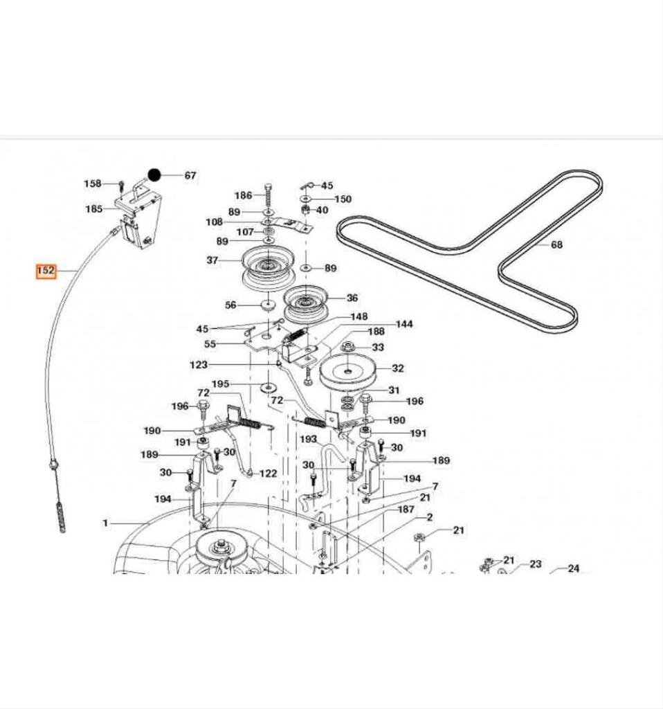 Klippaggregatsvajer Partner, McCulloch, Husqvarna, Jonsered 5321932-35