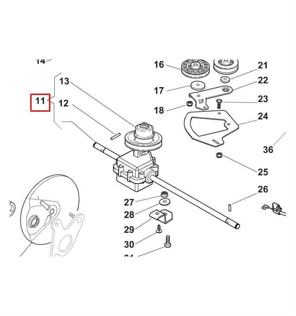 Transmission Multiclip 50S Rental 4SPEED, Inox 4Speed m.fl. 181003098/2