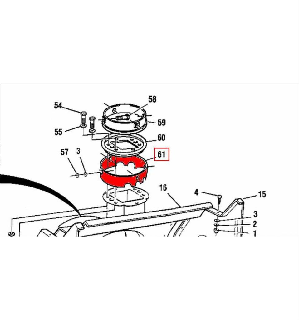 Utkastring yttre ST 522, Stiga 928, Snow Buster m.fl. 1812-1332-01