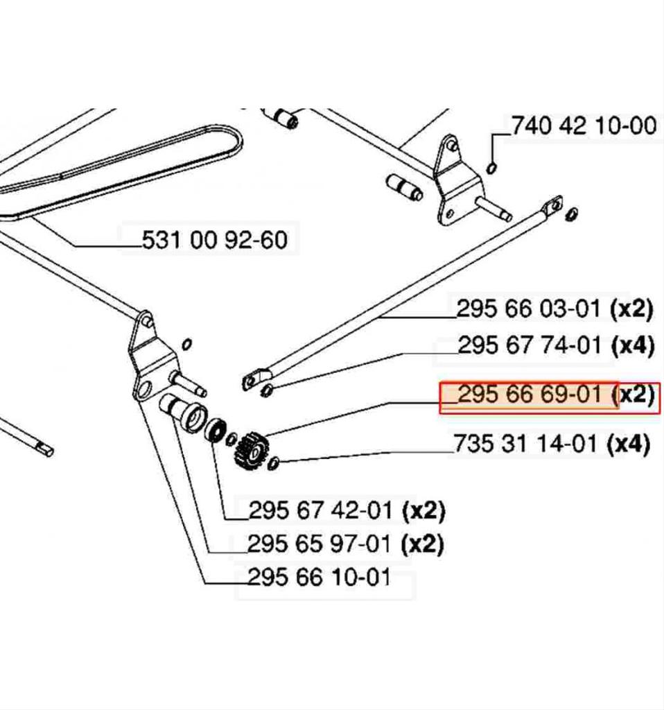 Drev Metal M53PRO, LM 2153 MD m.fl. 2956669-01