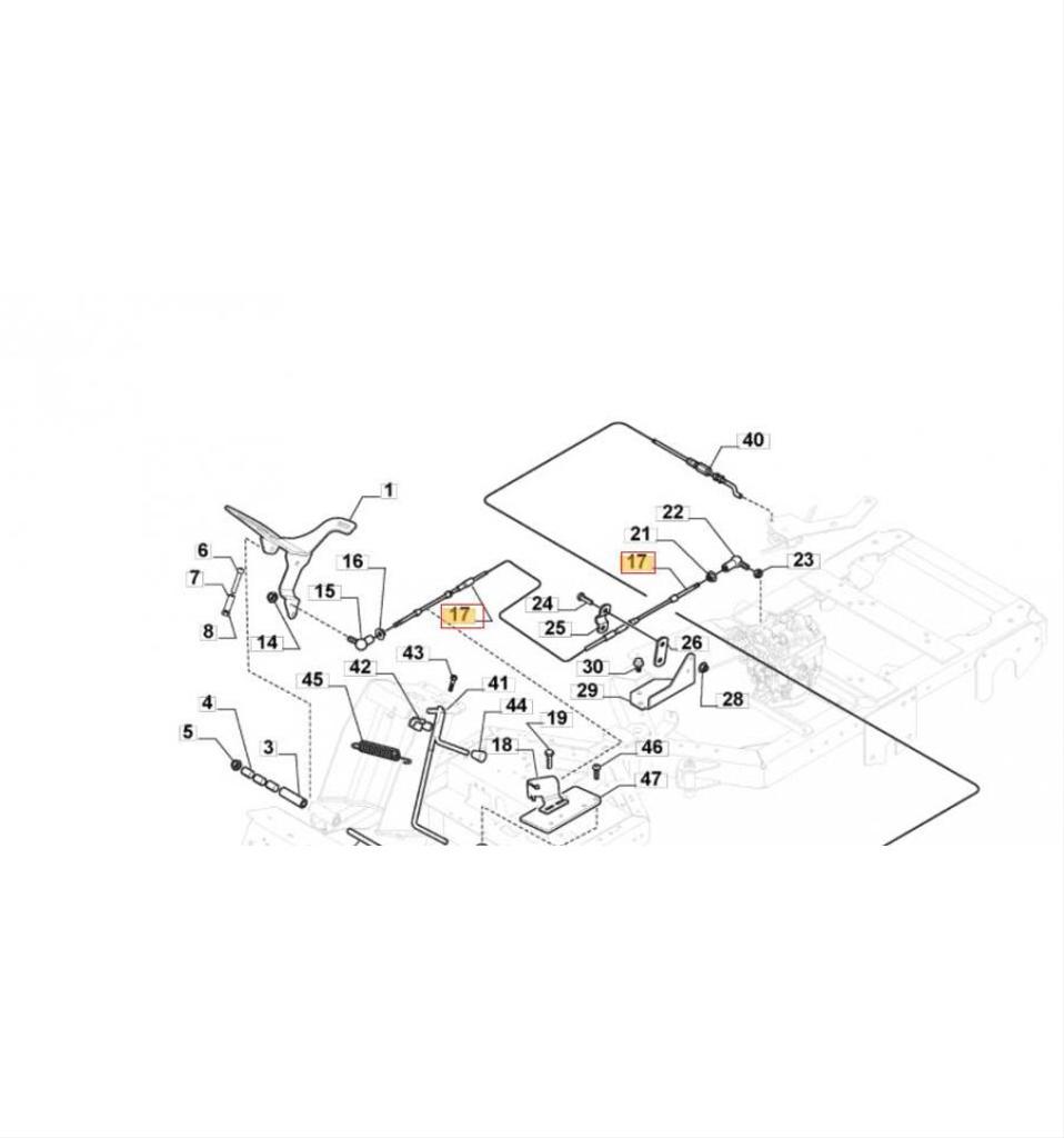 Växelkabel Park 740 IOX 187000210/0