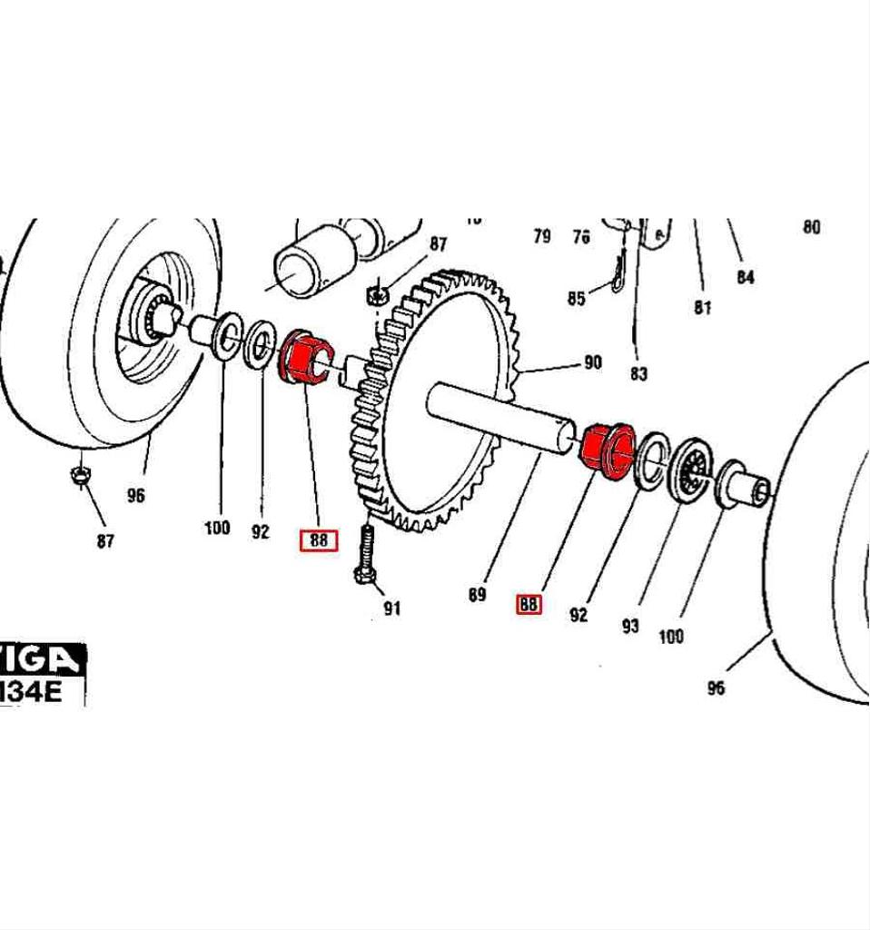 Lager ST523, ST725T, ST825, 1812-0373-01