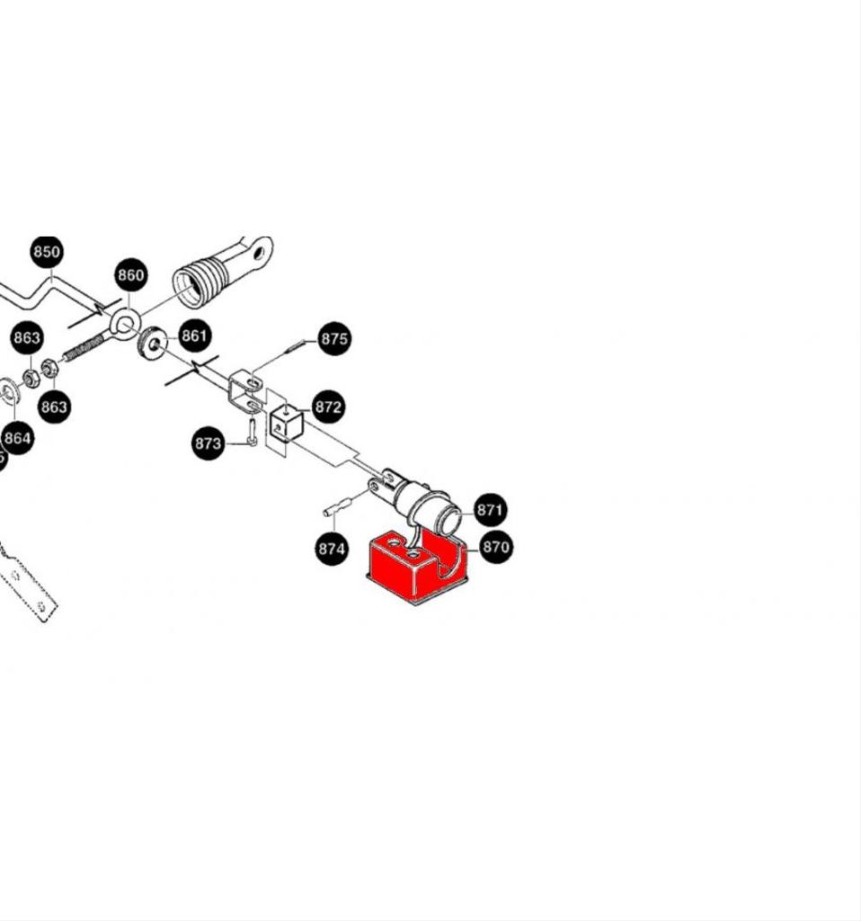 Fäste Snäckskruv Snow Buster, Snow Master m.fl. 1812-1334-01