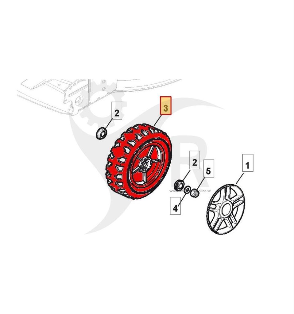 Hjul Multiclip 50, Rental, Plus, 381007490/0