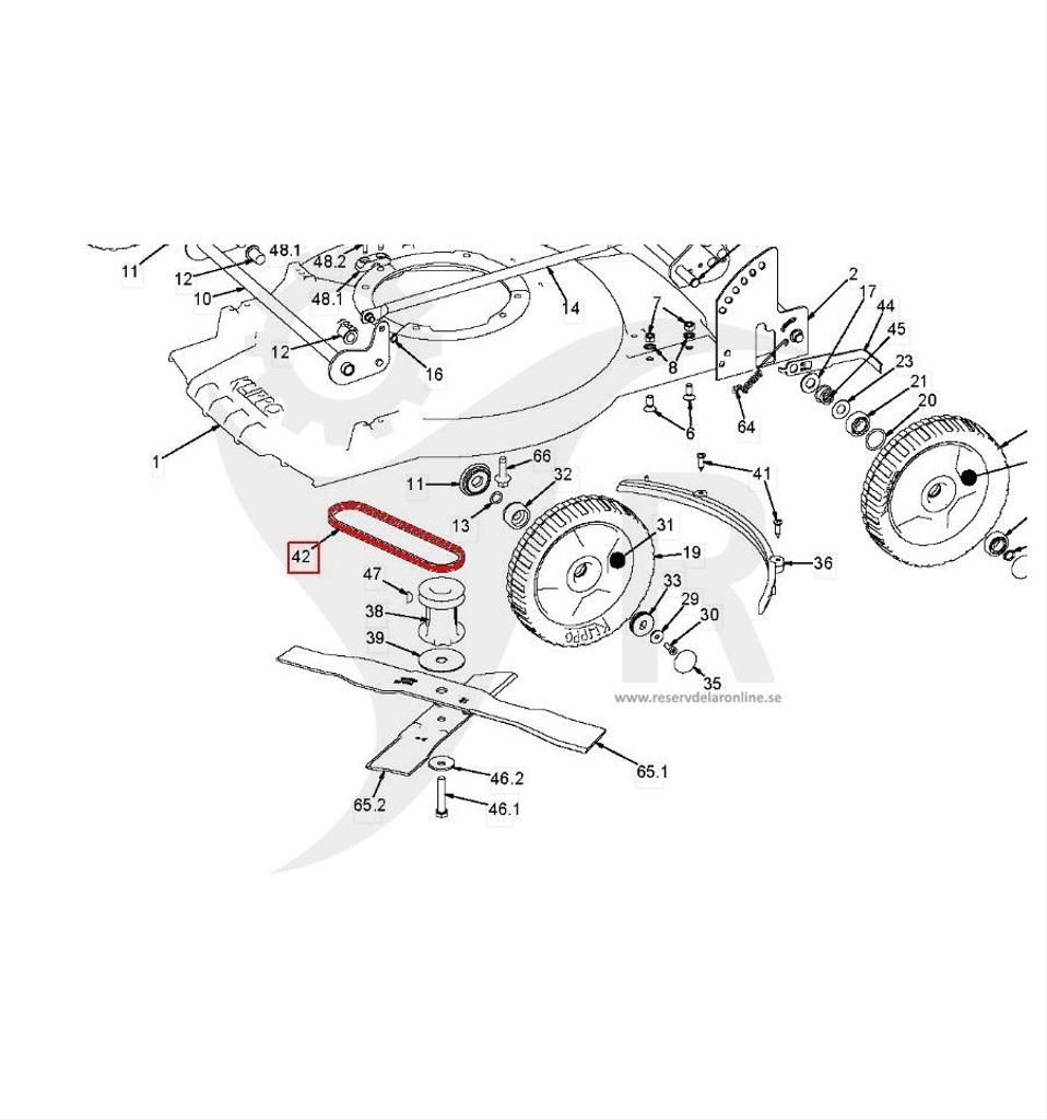 Drivrem Excellent S, S GCV, Pro 19 S, 19 S GCV, 21 S, 5895711-01