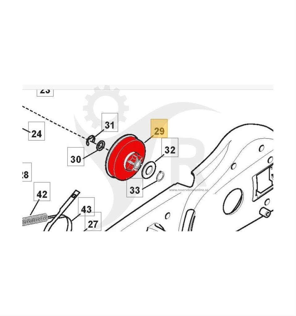 Kedjedrev SE180, SE 170 Q m.fl. 6980527