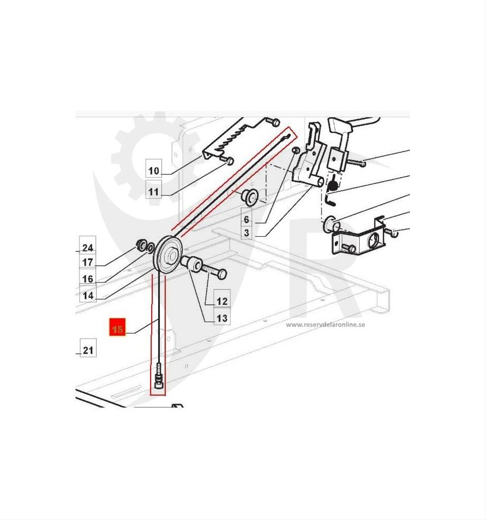 Lyftvajer SD108, Estate 2084, 3084, Tornado 382004620/0