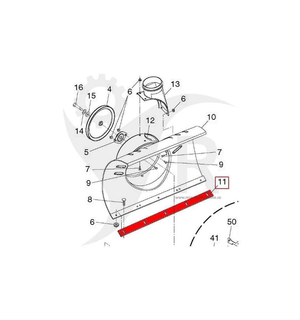 Skrapblad PM85, PSB 270 m.fl. 5324049-32