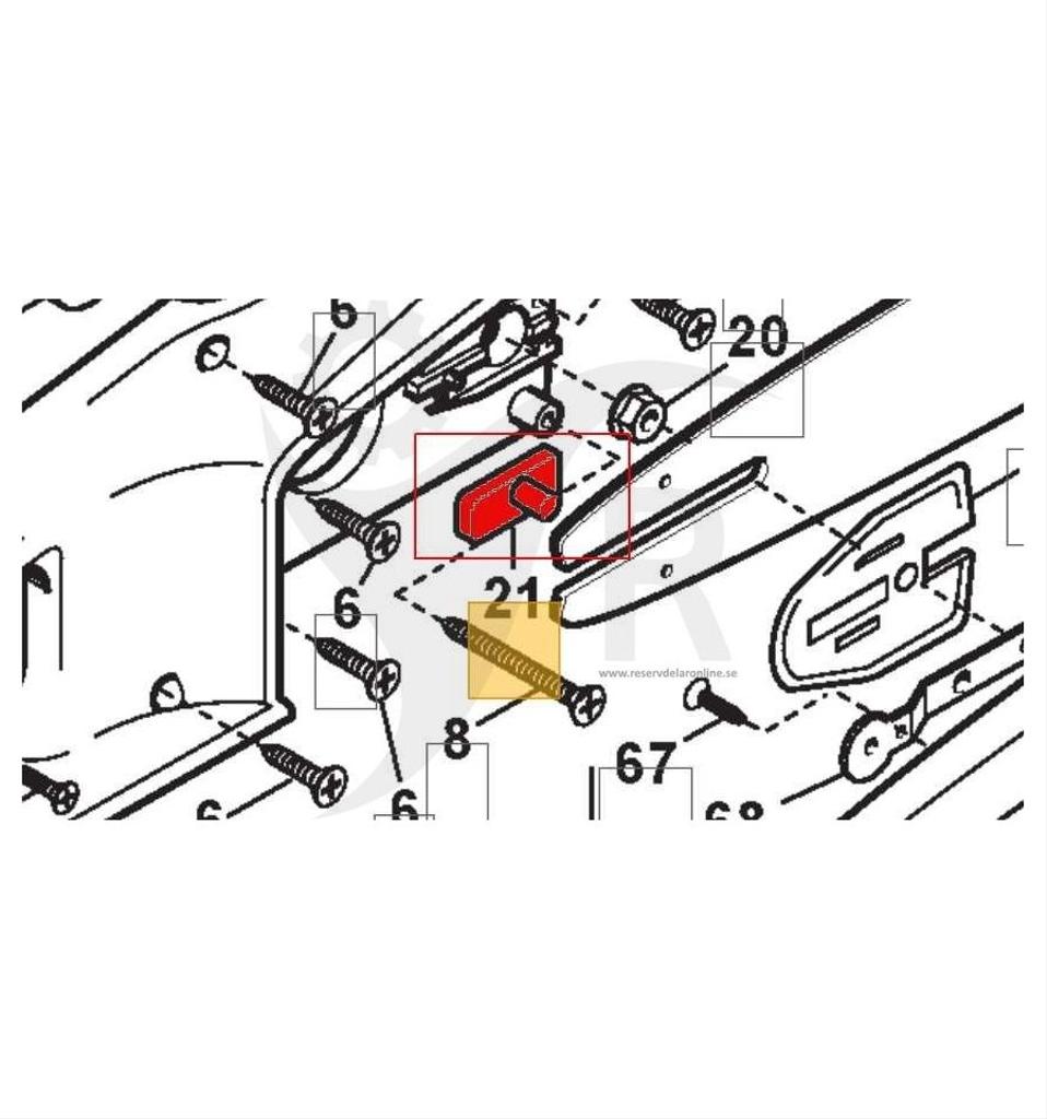 Kedjespännare SE 180Q m.fl. 323796003/0