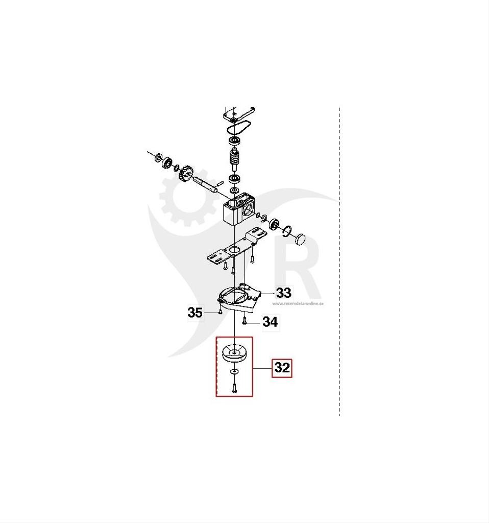 Remskiva snäckväxel Comet, Excellent 5855144-02