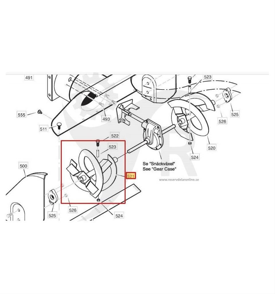 Snöskruv höger, Blizzard, Power, King m.fl. 1812-1838-01