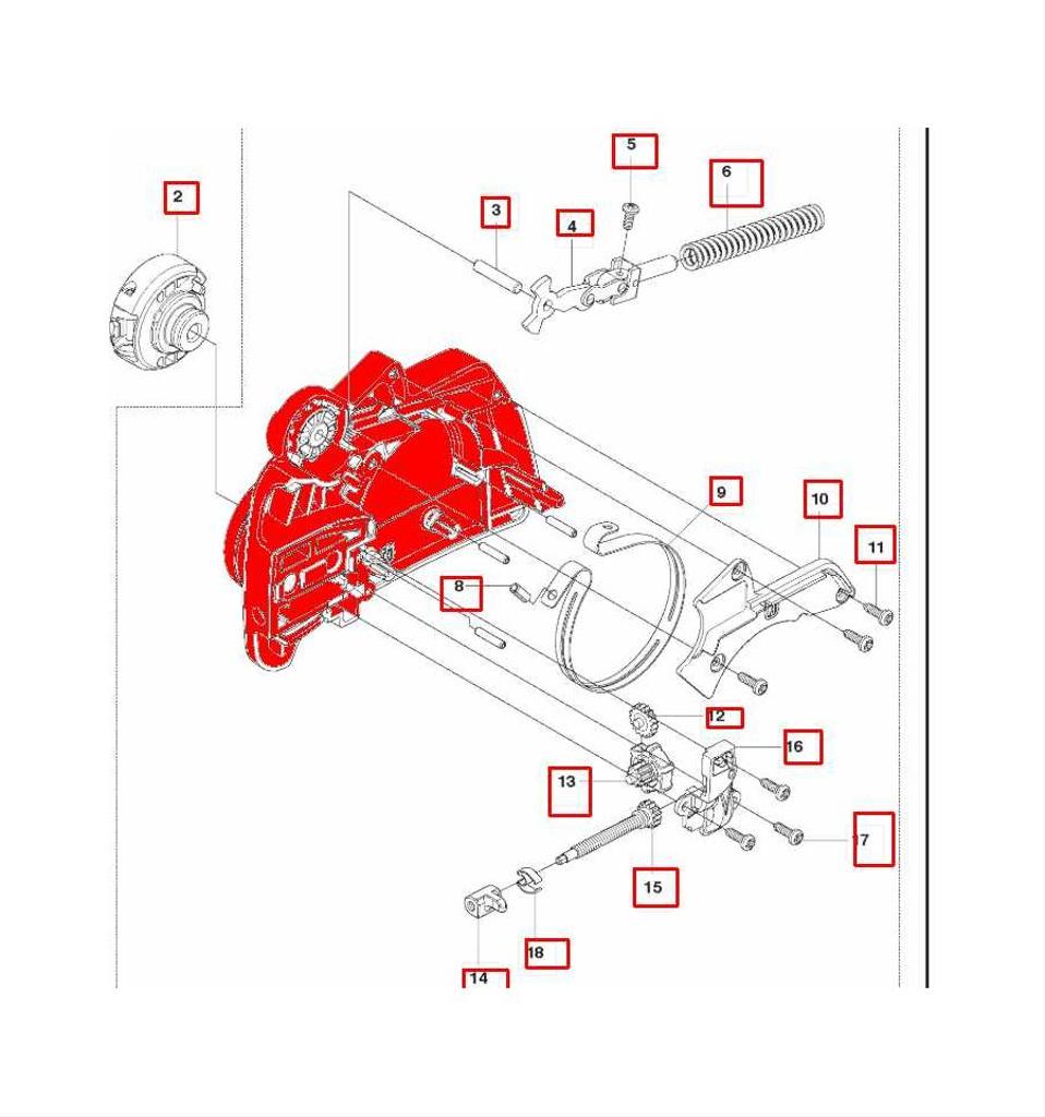 Kedjebroms CS2234, CS2238, 5256289-02