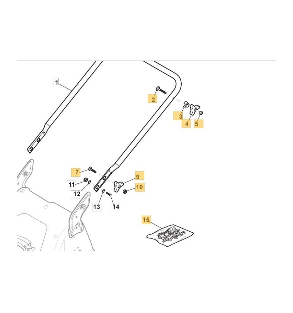 Skruvsats Combi 48, Multimower 48 381008691/0