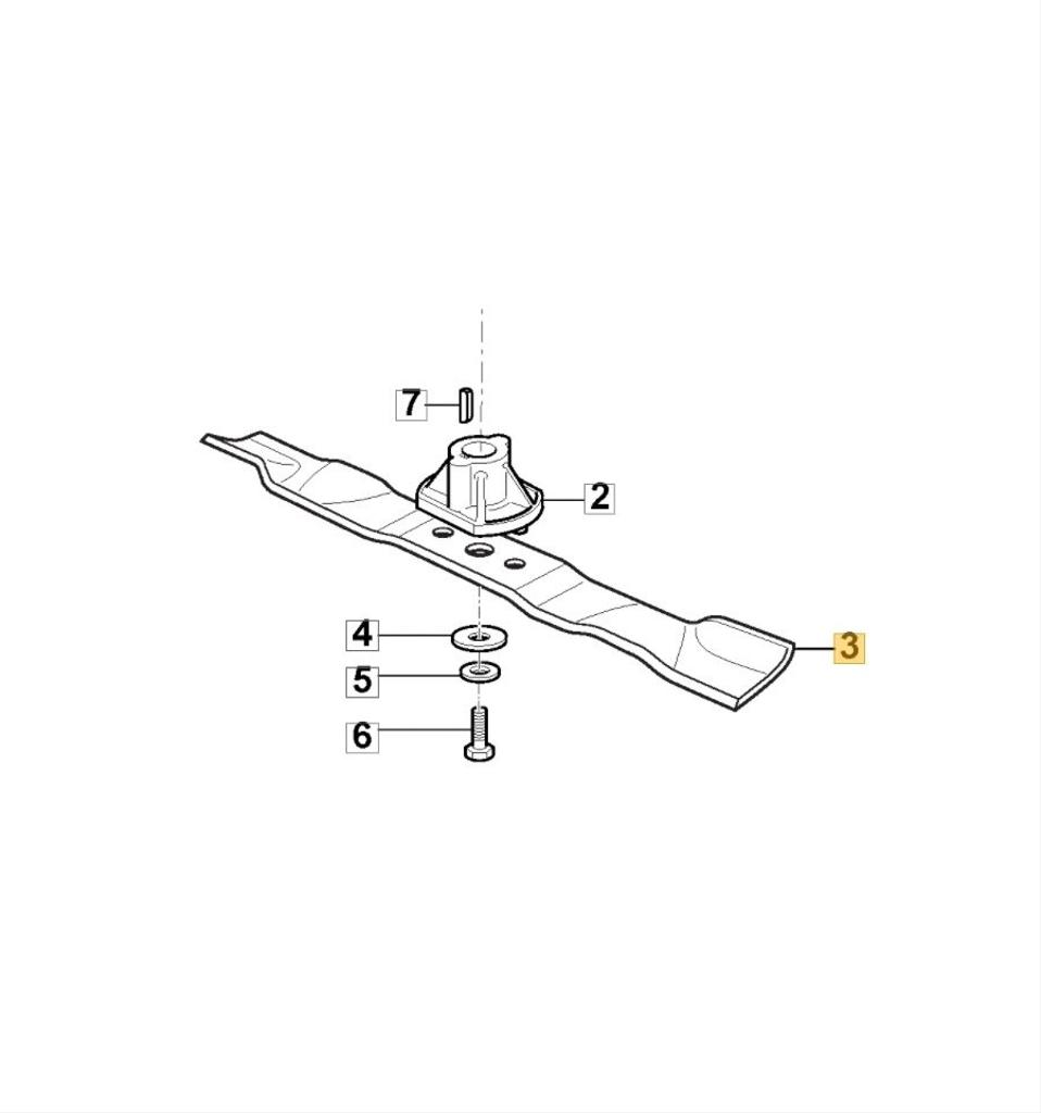 Gräsklipparkniv Stiga Multimower 48S, Combi 48S, 1111-9278-02