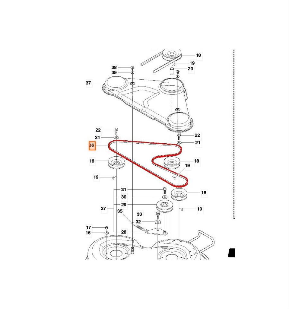 Drivrem P524, R418, Pro 15, Pro 18, Pro Flex, 5938064-01